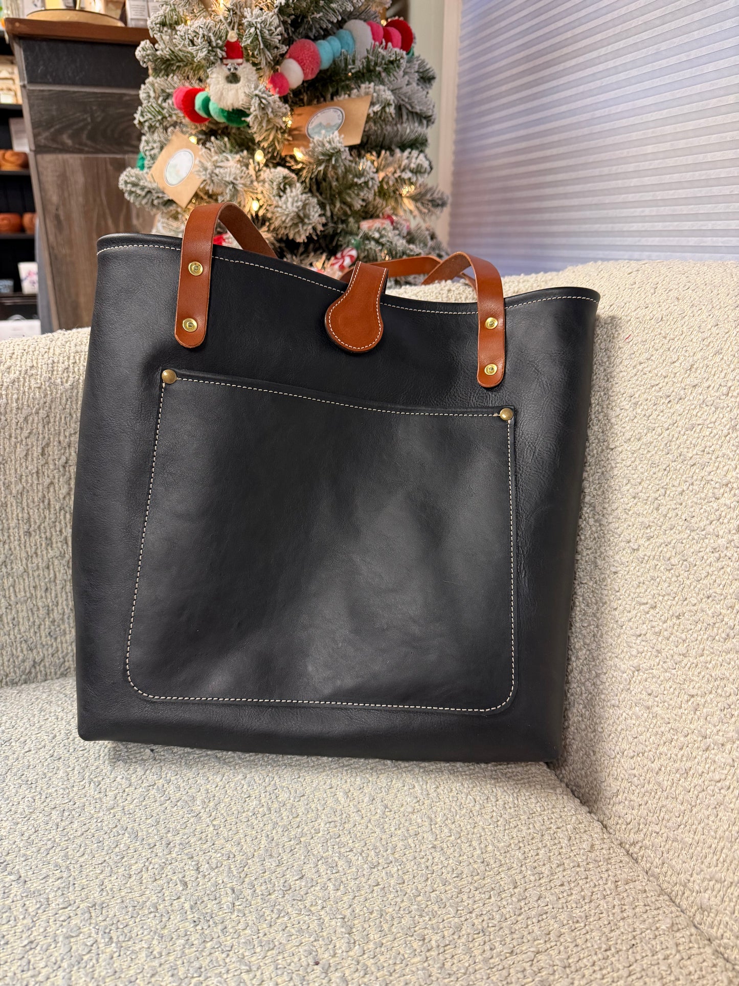 MVYS Custom Made Leather Tote
