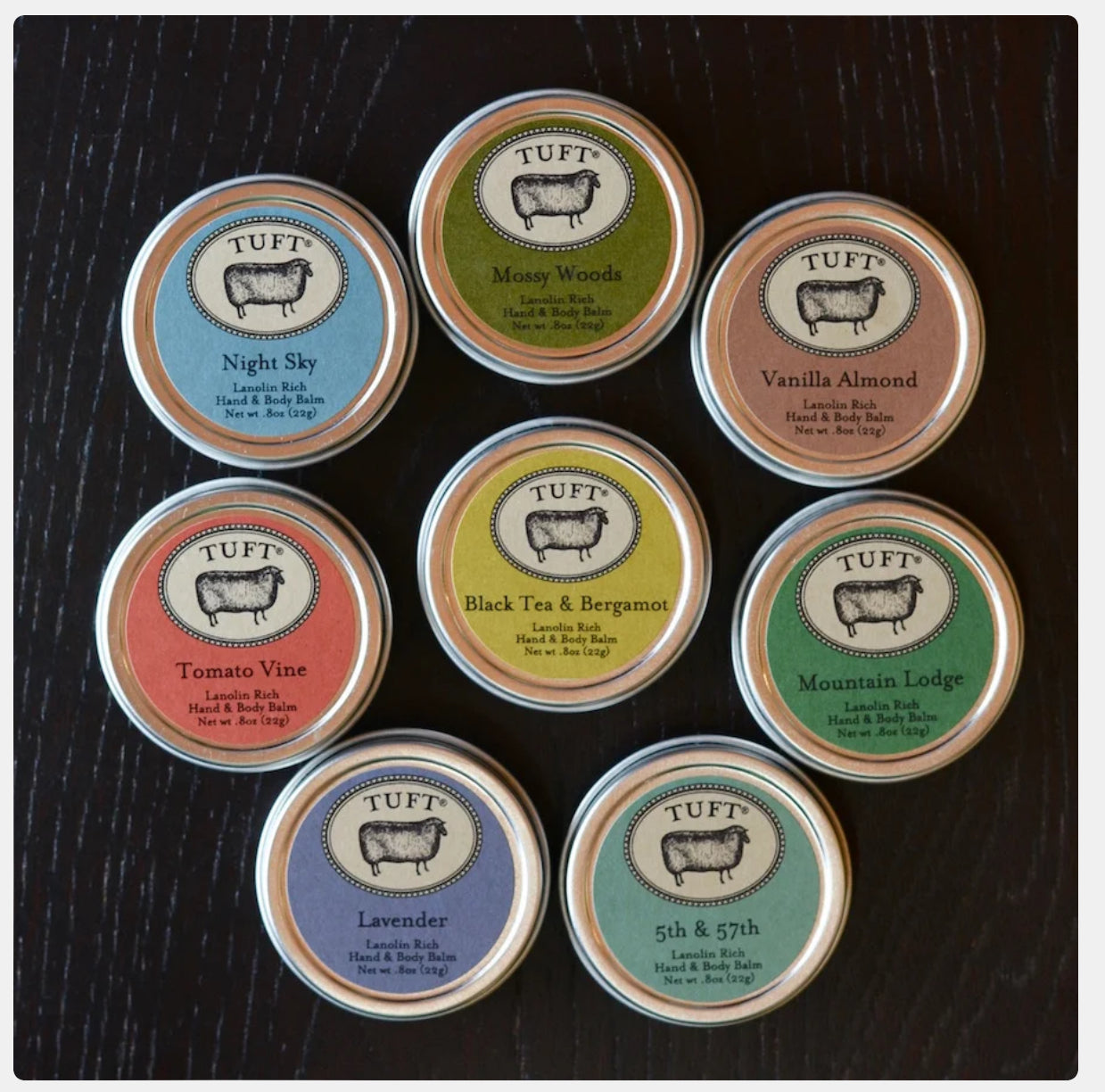 Tuft Woolen Balm Tins