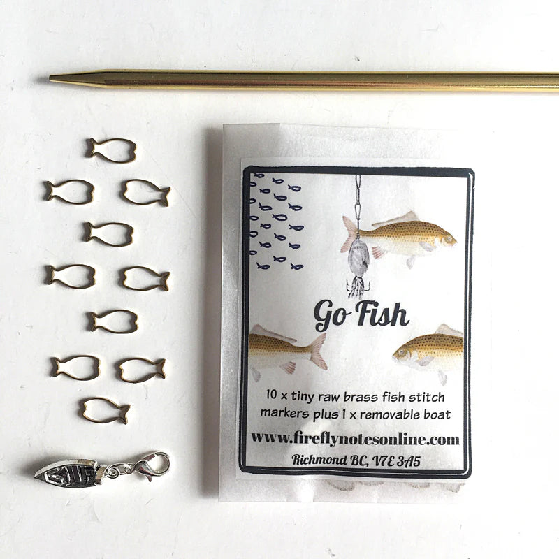Firefly Notes Stitch Marker Package Fish