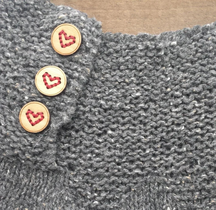 Katrinkles Stitchable Buttons 1 " Wooden