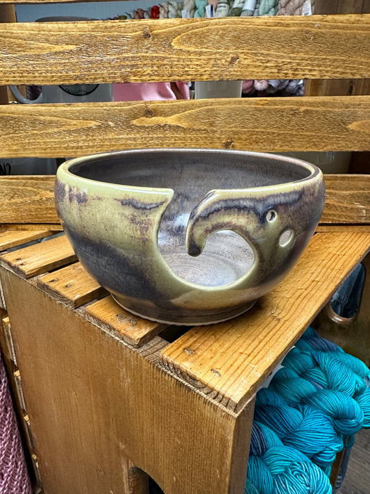 NC Pottery Yarn Bowls Purple