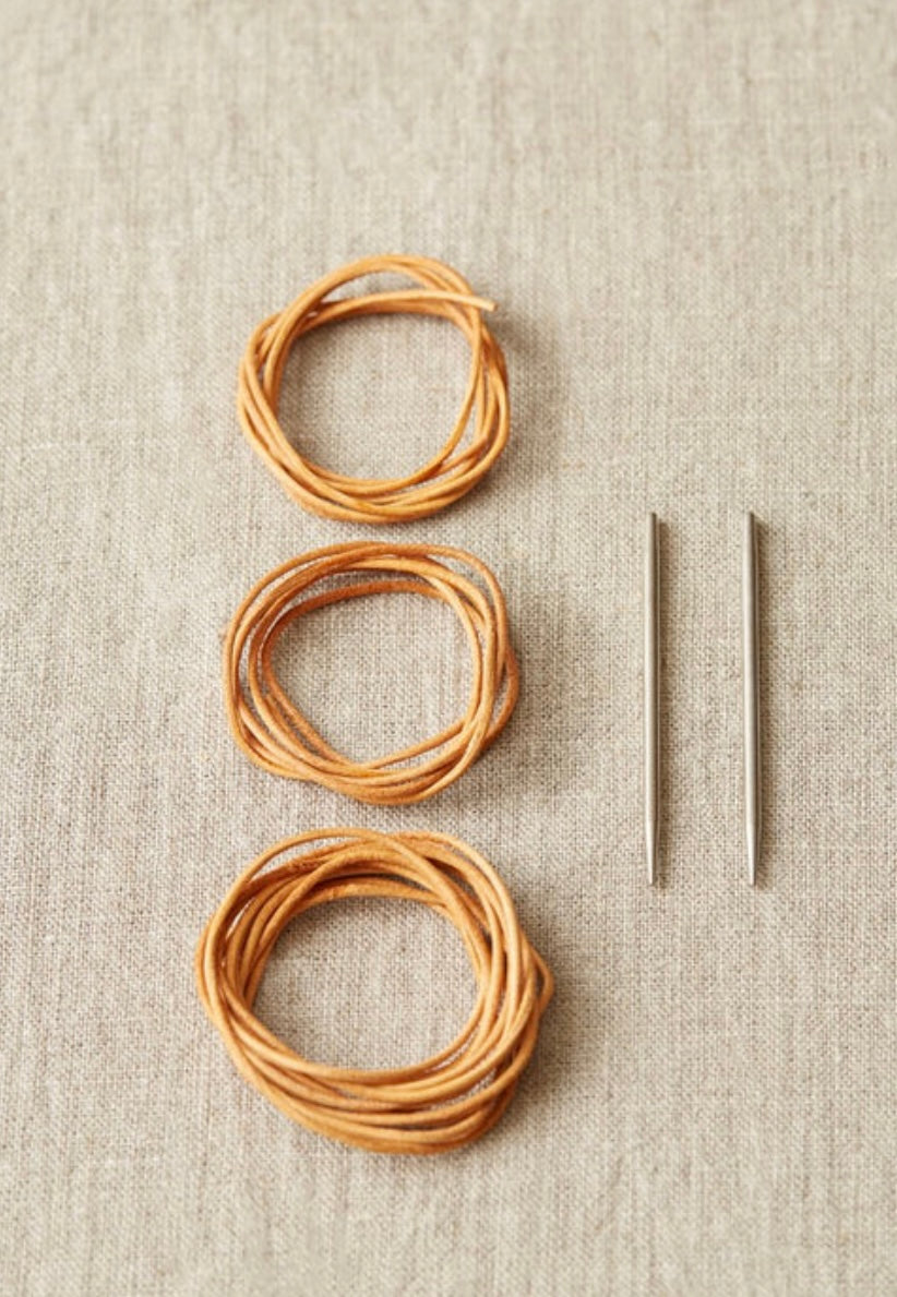 Cocoknits Leather cord and needle stitch holder kit