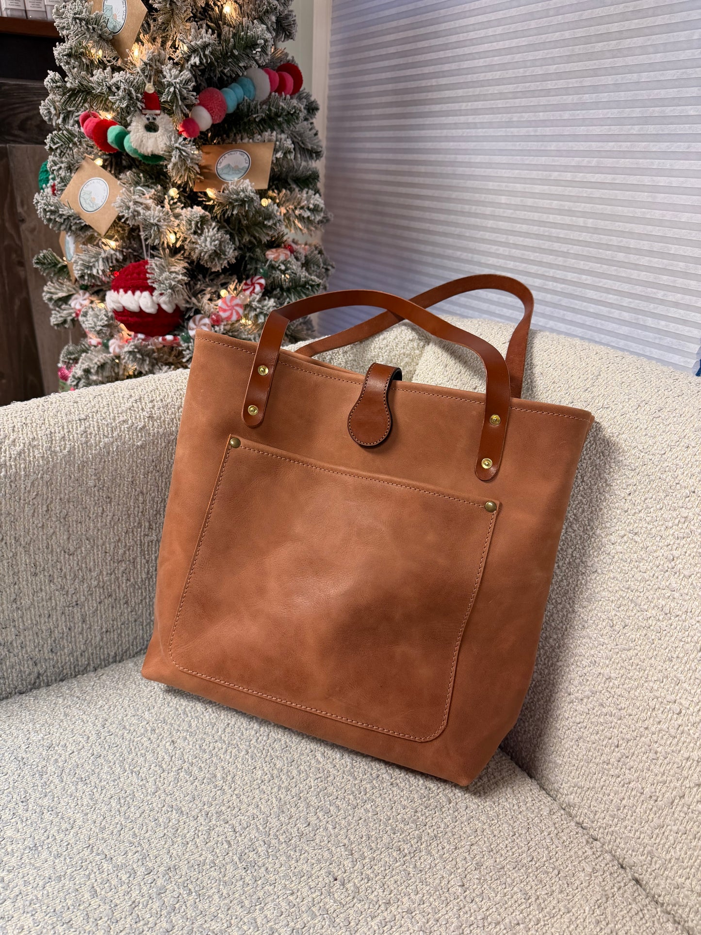 MVYS Custom Made Leather Tote