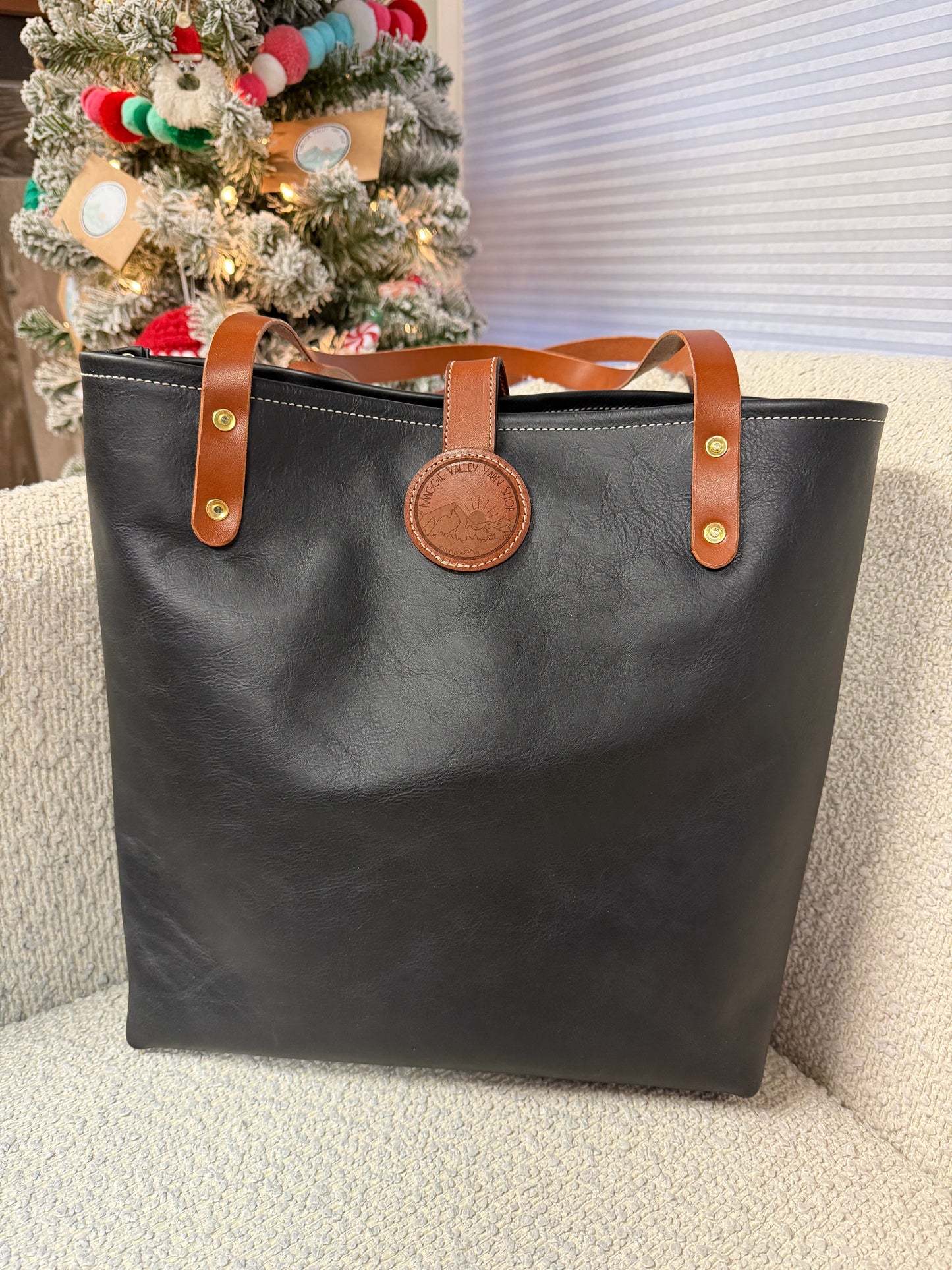 MVYS Custom Made Leather Tote