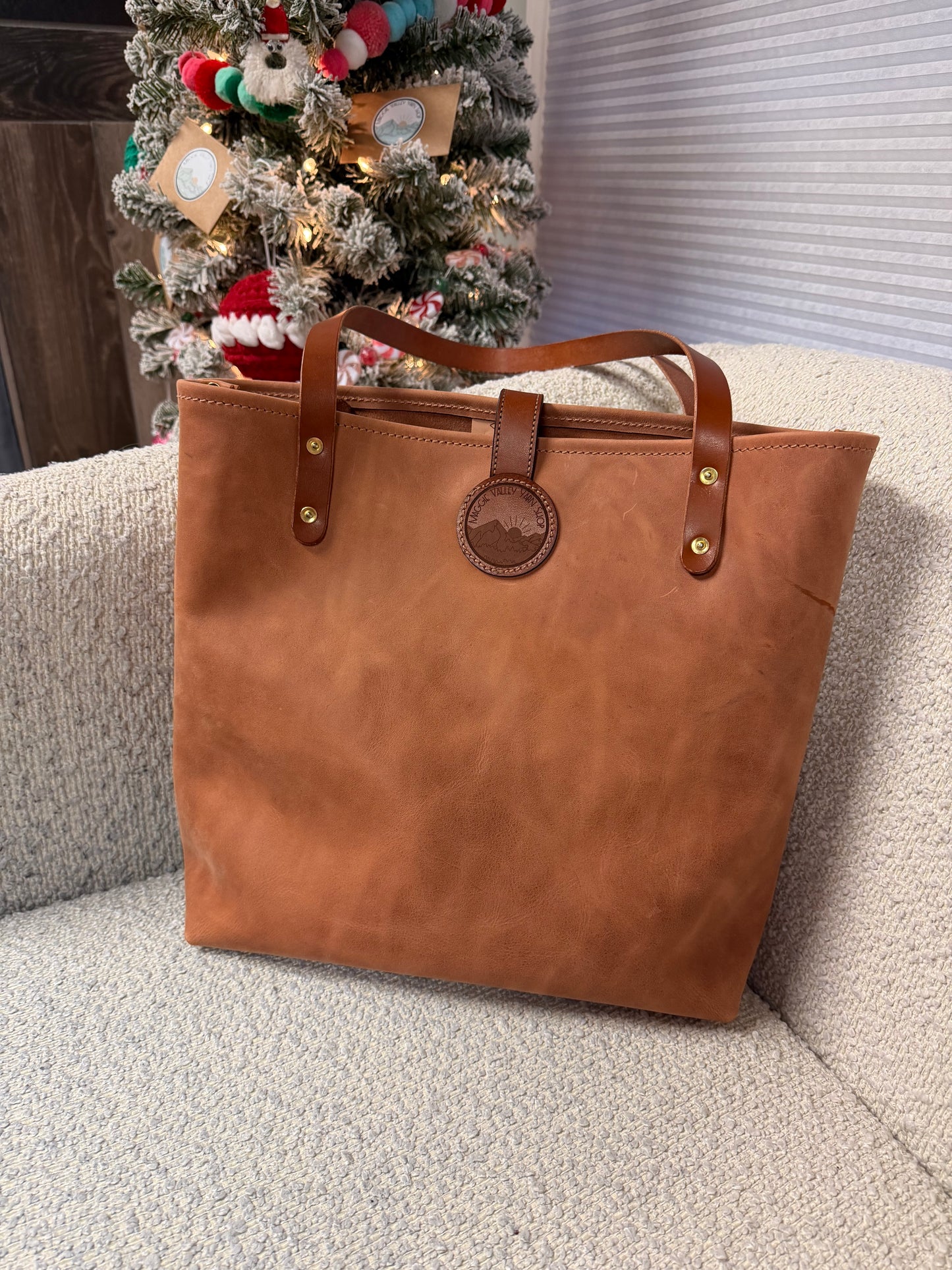 MVYS Custom Made Leather Tote
