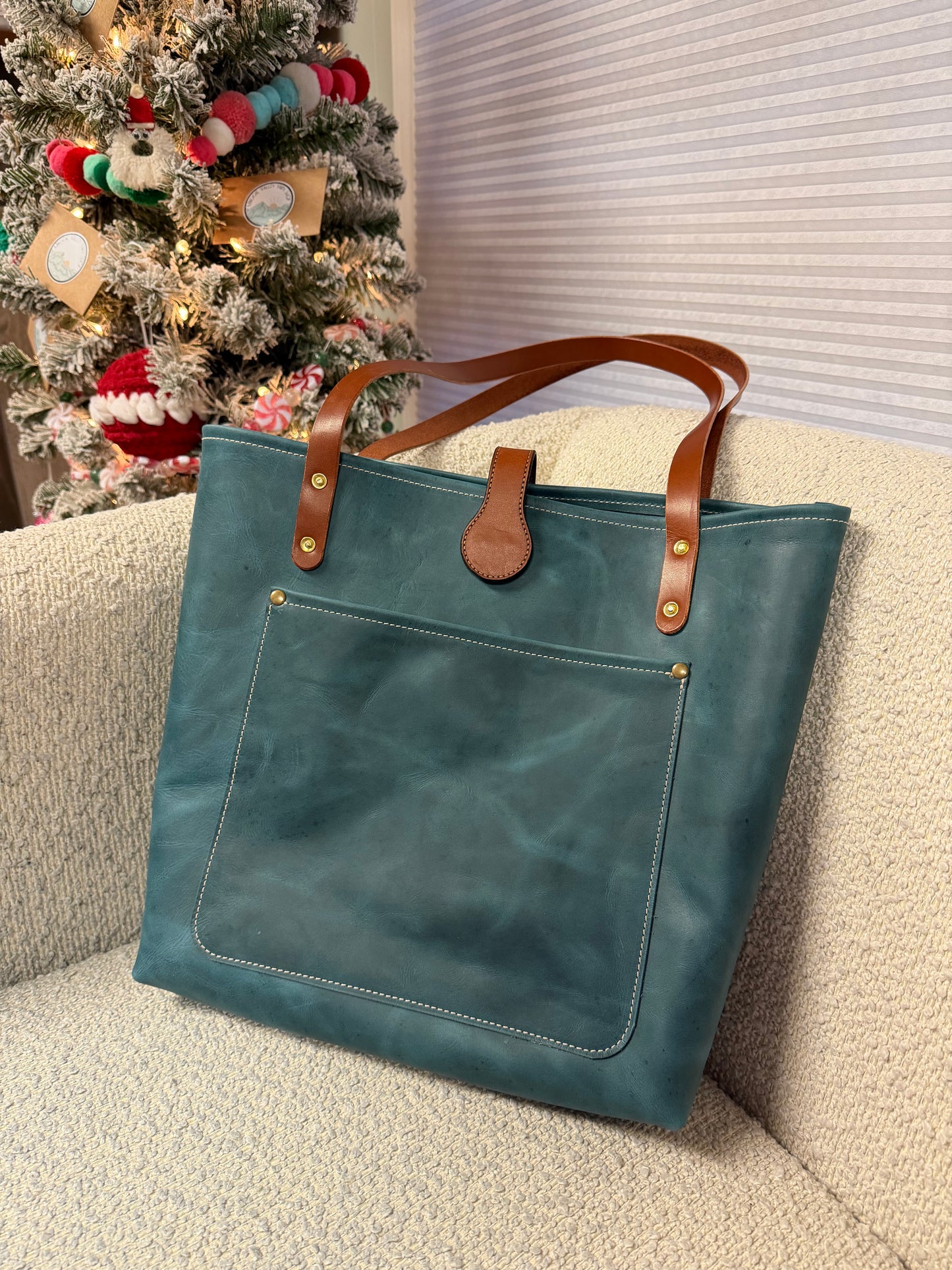 MVYS Custom Made Leather Tote