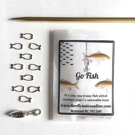 Firefly Notes Stitch Marker Package Fish