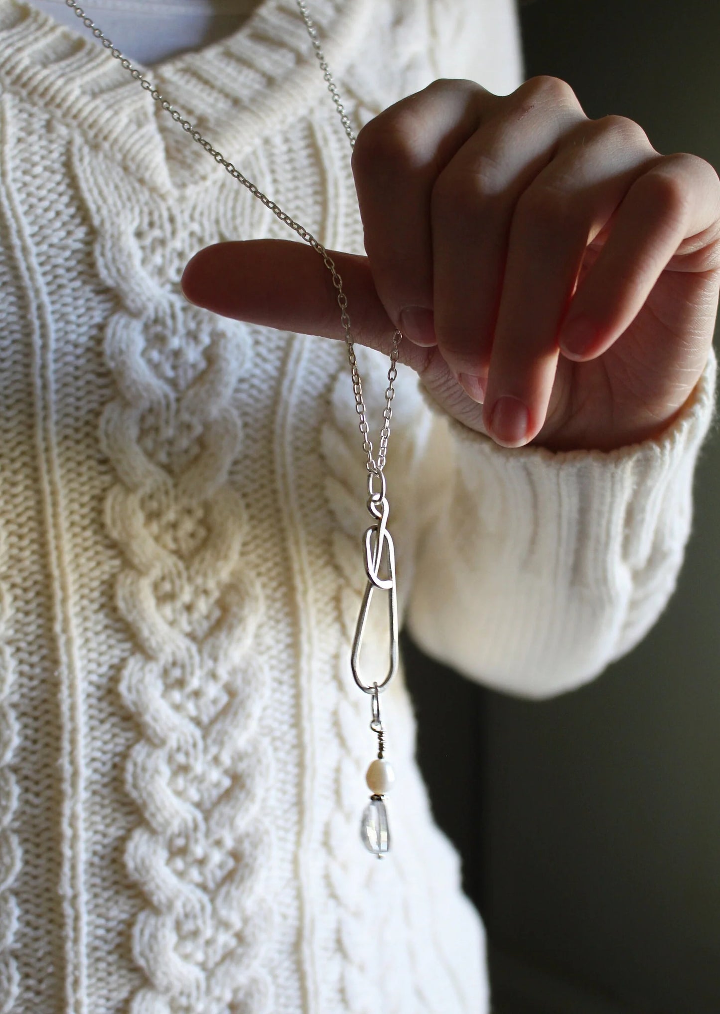 NNK Wool & Wire Stitch Marker Necklace