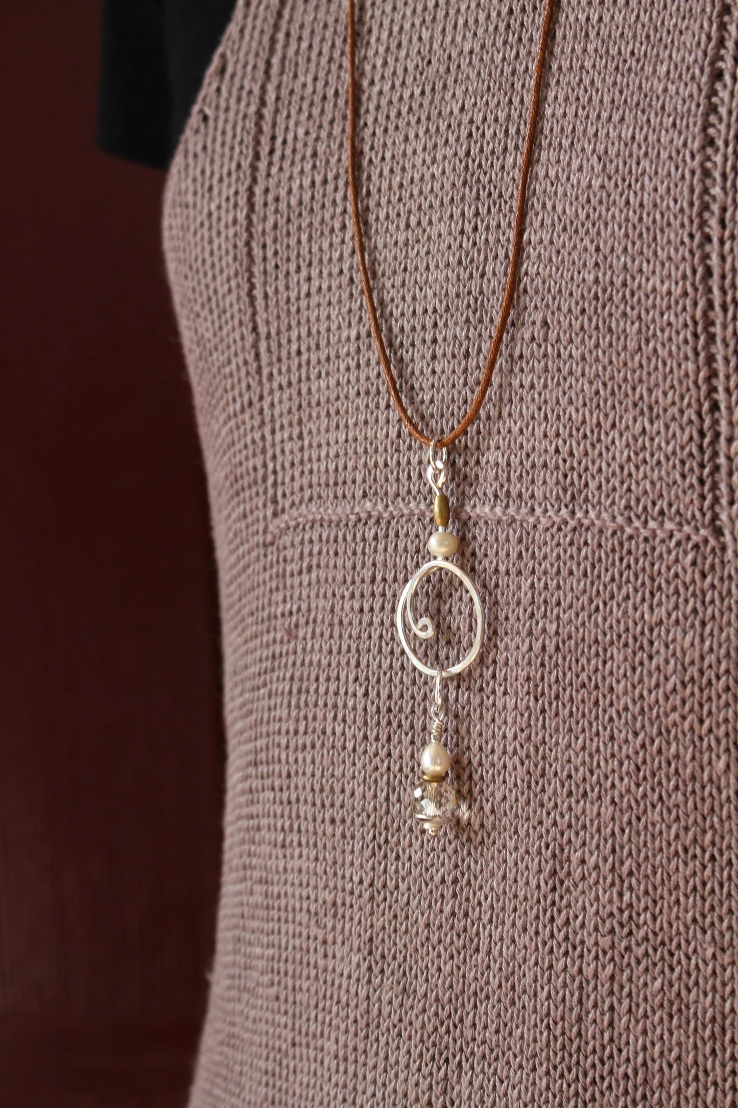 NNK Wool & Wire Stitch Marker Necklace