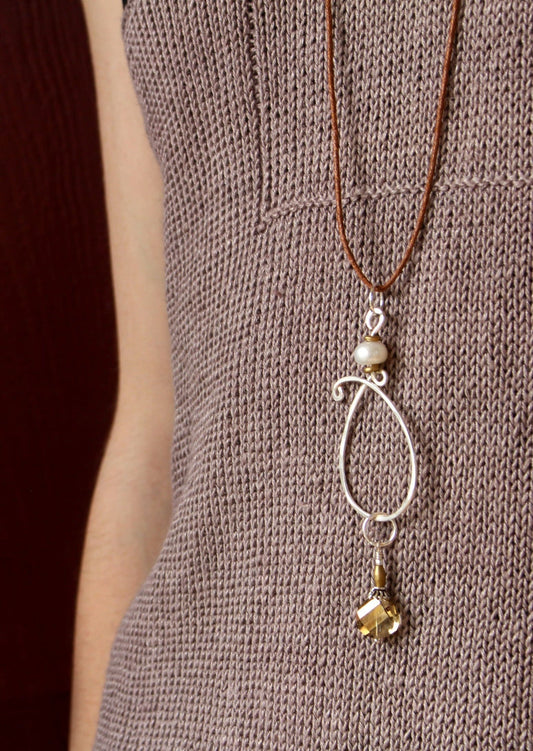 NNK Wool & Wire Stitch Marker Necklace