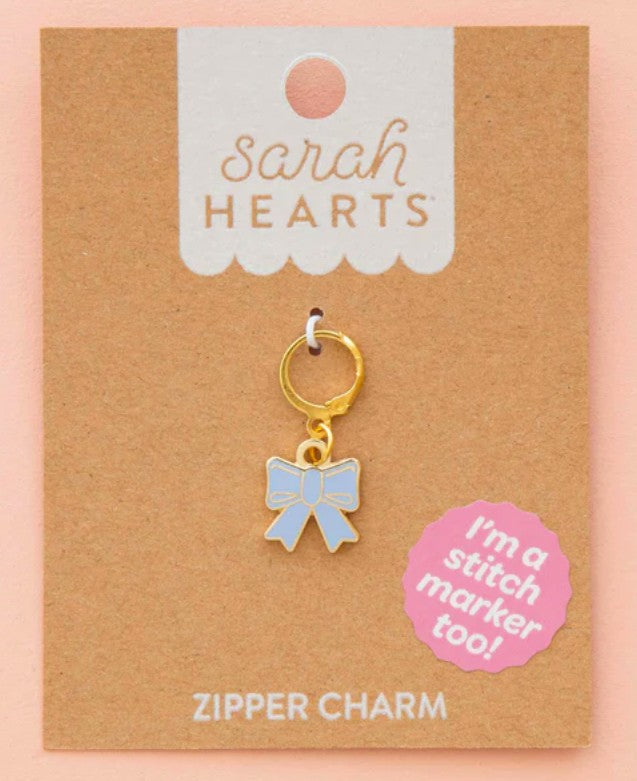 Sarah Heart Stich Marker/ Zipper Charm