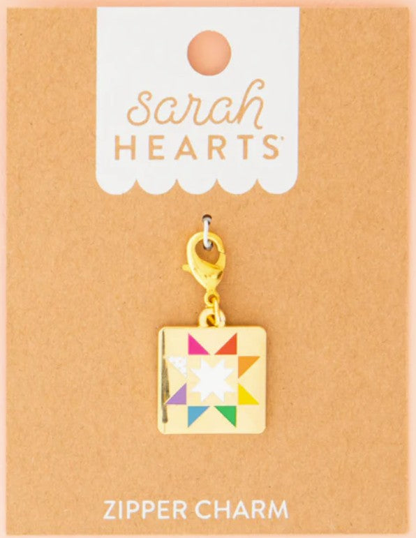 Sarah Heart Stich Marker/ Zipper Charm