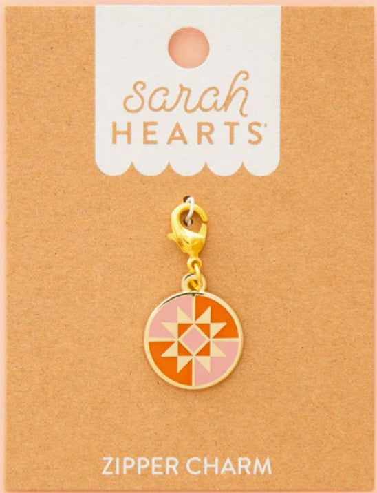 Sarah Heart Stich Marker/ Zipper Charm