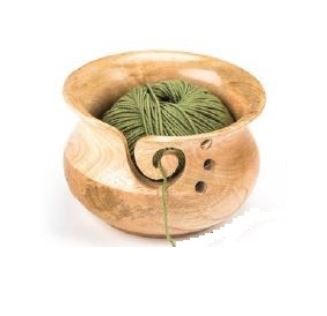 Wood Yarn Bowl