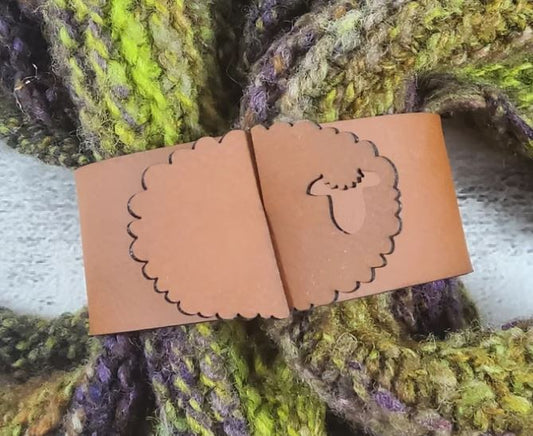 Vegan Sheep Shawl Cuff